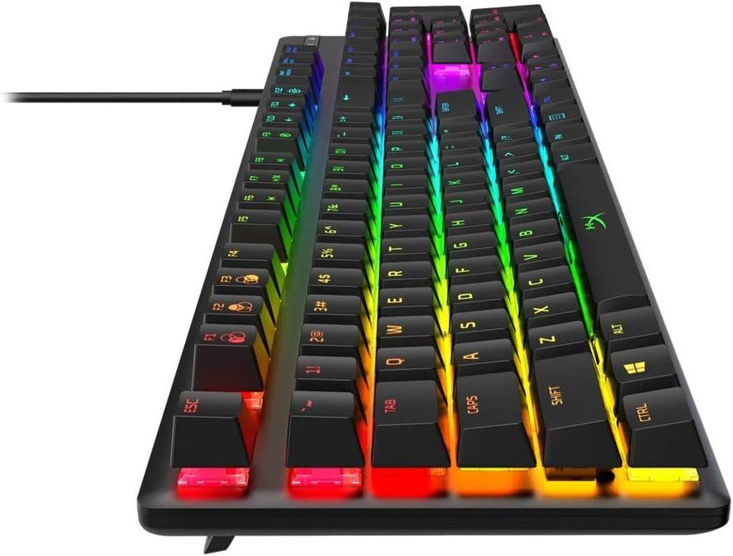 Alloy Origins - Mechanical Gaming Keyboard, Software-Controlled Light & Macro Customization, Compact Form Factor, RGB LED Backlit - Clicky Blue Switch,