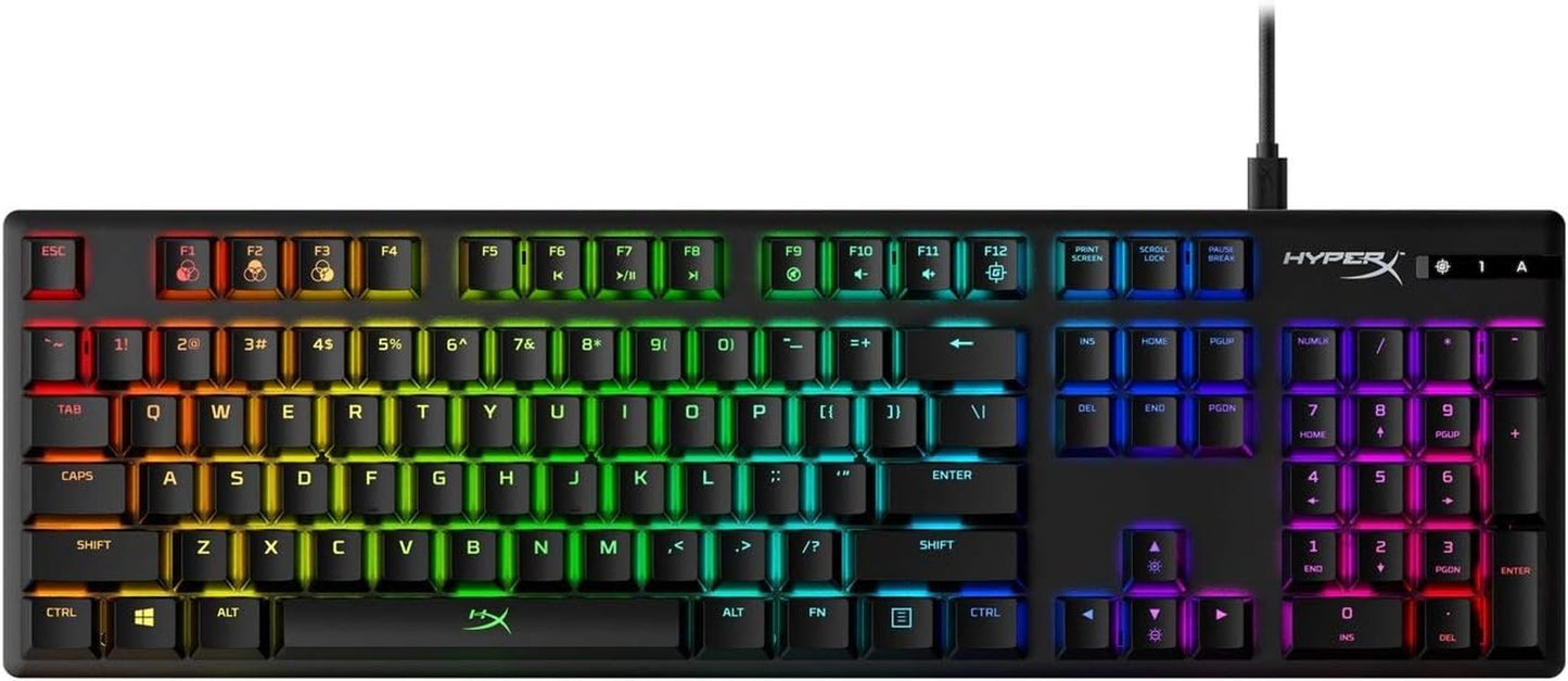 Alloy Origins - Mechanical Gaming Keyboard, Software-Controlled Light & Macro Customization, Compact Form Factor, RGB LED Backlit - Clicky Blue Switch,